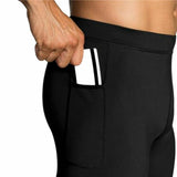 Sports Leggings Brooks Running Source Black